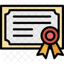 Diploma Education Certificate Icon