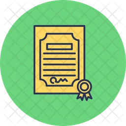 Certificate  Icon