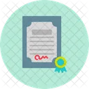 Certificate Approve Authority Icon