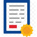 Certificate Training Certificate Certification Icon