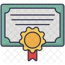 Certificate Contract Reward Icon