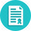 Certificate Contract Patent Icon