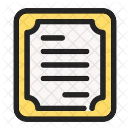 Certificate  Icon