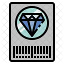 Certificate Diamond Guarantee Icon