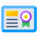 Legal Paper Legal Document Certificate Icon