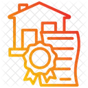 Certificate House Deed Icon