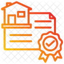Certificate Property Landlord Icon