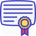 Certificate Diploma Grade Icon