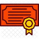 Certificate Certification Degree Icon