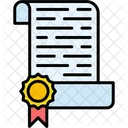 Certificate Rating Award Icon