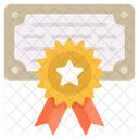 Success Award Certificate Icon