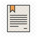 Certificate Document Rules Icon