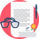 Certificate Cerfication Document Icon