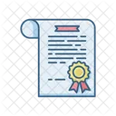 Certificate Document Documentation Icon