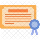 Certificate Agreement Contract Icon