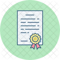 Certificate  Icon