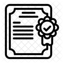 Award Certificate Stamp Icon