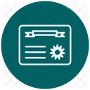 Certificate Degree Science Icon