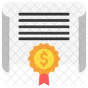 Certificate Deposit Icon