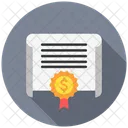 Certificate Deposit  Icon