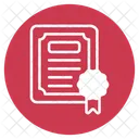 Certificate Designing Degree Designing Licence Designing Icon