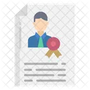 Certificate Donation Charity  Icon