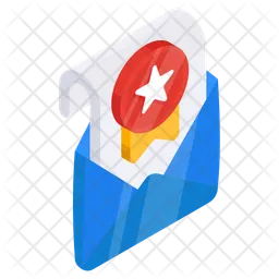 Certificate envelope  Icon