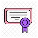 Certificate Education Learning Icon