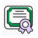 Certificate Education Learning Icon