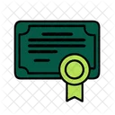 Certificate Education Learning Icon