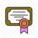 Certificate Education Learning Icon