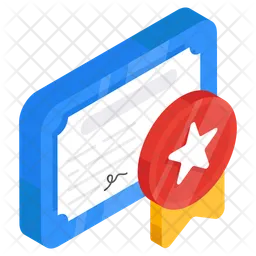 Certificate  Icon