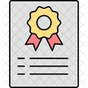 Certificate Diploma Degree Icon