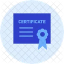 Certificate Diploma Degree Icon