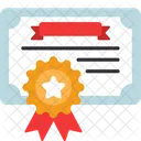 Certificate Diploma Degree Icon