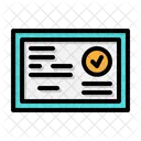 Certificate  Icon