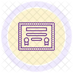 Certificate  Icon