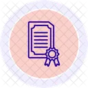 Certificate  Icon