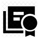 Certificate License Legal Icon