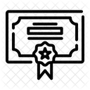 Certificate Patent Degree Icon