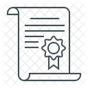 Diploma Certificate Achievement Icon