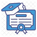 Certificate Diploma Degree Icon