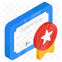Certificate  Icon