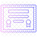 Certificate  Icon