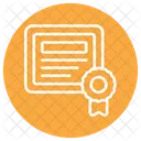 Certificate Diploma Degree Icon