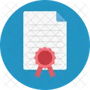 Certificate Diploma Degree Icon