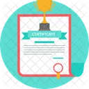 Certificate Diploma Degree Icon
