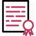 Certificate  Icon