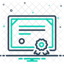 Certificate Affidavit Authentication Icon