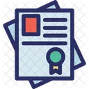Certificate Diploma Degree Icon